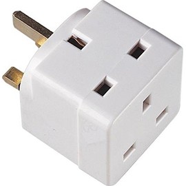 Eagle 13 A 2-Way Block Socket Splitter Mains Adaptor