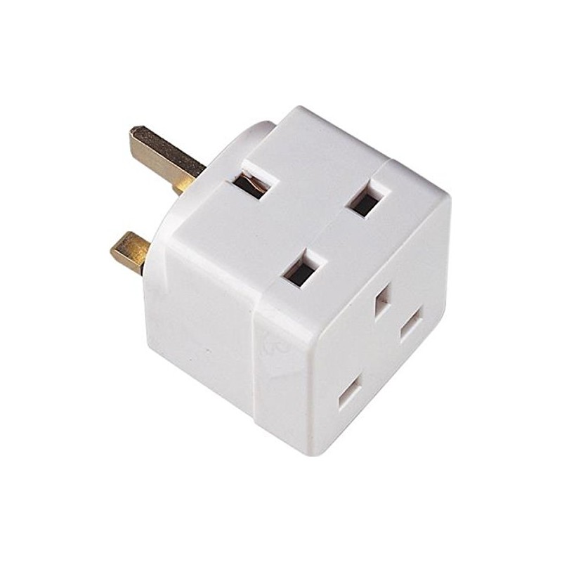 Eagle 13 A 2-Way Block Socket Splitter Mains Adaptor