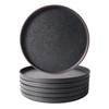 LERATIO Dinner Plates,Ceramic Dinner Plates Set of 6,10.75 inch Large