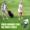 Foilswirl 8 Pcs Golf Tees Set, Plastic Golf Simulator Tees