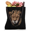 Lion's Head King of Predators Wild Cat Tanzania Tote Bag