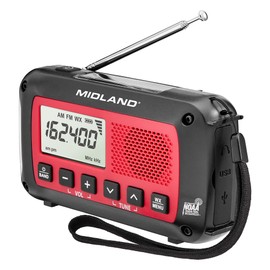 Midland ER40 Emergency Crank Weather Alert Radio w/Flashlight