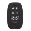 Btopars 2pcs 7 Buttons Silicone Rubber Remote Smart Key Fob