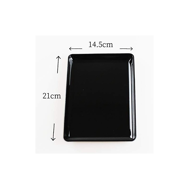 Fujishiro Kogei Stamp Tray Business Card Tray (Solid Black with