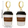 CWVHQ 5 pairs Resin Coffee Cup Drop Earrings Dangle Coffee
