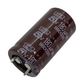 Elko Capacitor Radial 180µF 450V | Snap-in Electrolytic Capacitor up to 105°C | 180uF Electrolytic Capacitor from UCC