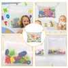 Bath Toy Net, Foldable Bath Net Toy Storage Organiser with