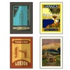 20 Posters! Vintage Travel Poster Set (Set A and Set