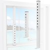 Adjustable Window Security Bars (White-1PCS, 9.8-16.7In)