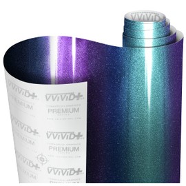 VViViD+ Gloss Metallic Chameleon Blue to Purple Color-Shift (1.5ft x 5ft) with Air Release