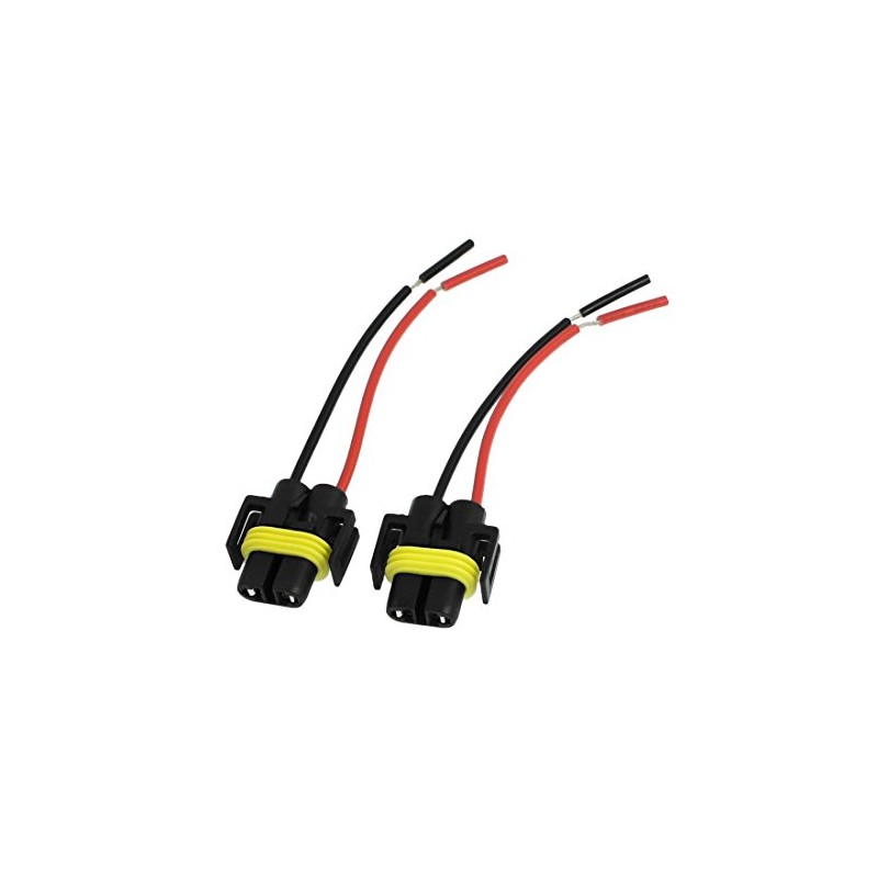 AP H8/H11 カプラーケーブル メス 交換/加工/増設など 防水 AP-CPCBL-H8H11 1セット(2個)