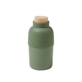 ideaco Roll Type Wet Tissue Case, Moss Green, Mochi Bin