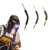 2 PCS Welding Gun Bending Pipe, Brass Welding Gun Curved