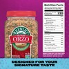 RiceSelect Tri-Color Orzo Rice-Shaped Pasta, Premium Spinach- and Tomato-Flavored Non-GMO
