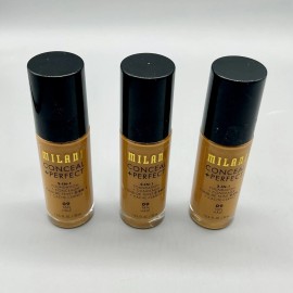 Milani Conceal + Perfect 2 In 1 Foundation  #09 Tan 3PKx 1oz