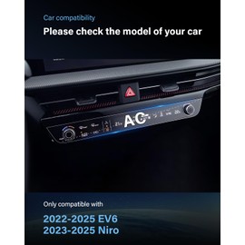 WEIPIN For 2022-2025 EV6& 2023-2025 Niro AC Screen Protector Nano Anti-Scratch Ultra-Tough Touchscreen *2 Accessories - No More Scratch&Fingerprint