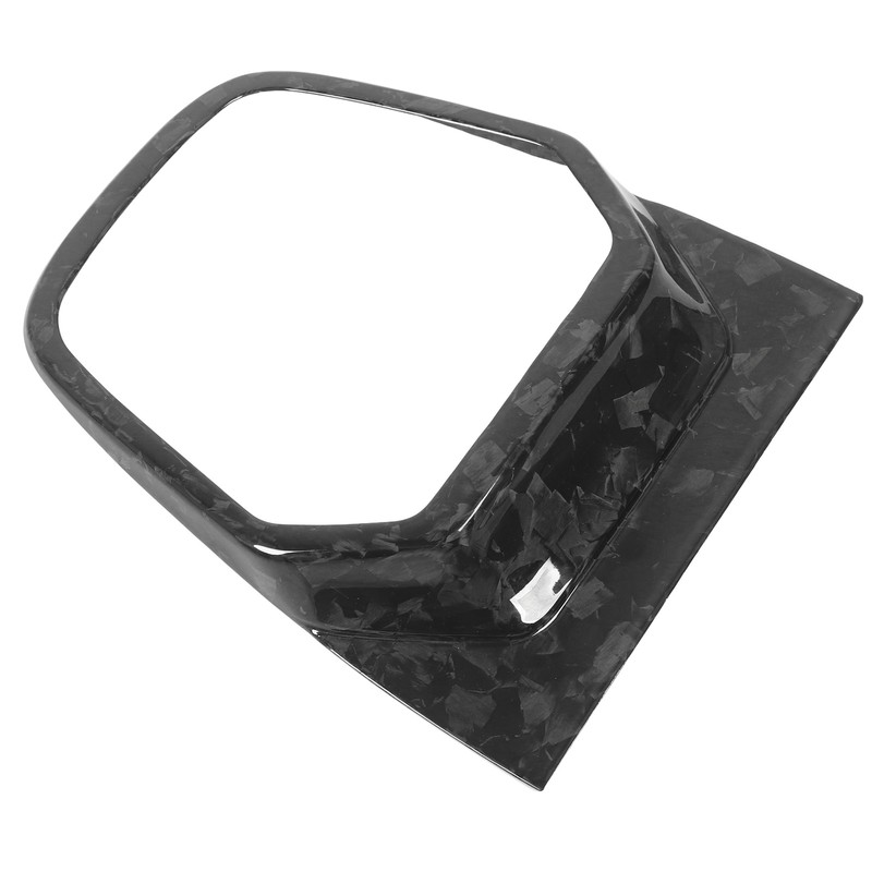 Car Gear Box Cover Trim Carbon Fiber Console Shifter Panel