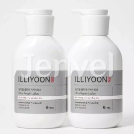 Illiyoon 일리윤 울트라 리페어 바디로션 528ml 2개 끈적임 적은 로션 피부장벽강화 Elizylon Ultra Repair Body Lotion 528ml 2pcs Non-Sticky Moisturizer Skin Barrier Strengthening [528ml x 2 pieces]