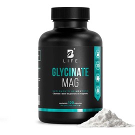 B Life Glicinato de Magnesio Puro con 120 cápsulas