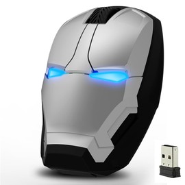 DAY DAY HAPPY Wireless Mouse USB 2.4 GHz Computer Optical Mice for PC Laptop MAC (Silver)
