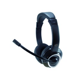 Conceptronic Polona01B USB Headset + Microphone Black