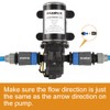 CAMPLUX 12V Water Pump Kit, 1.6 GPM 65 PSI High