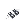 GPM for LOSI 1/10 LASERNUT Tenacity U4 LOS03028 Aluminum Rear Knuckle ARM -6PC Set (Black)