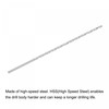 sourcing map HSS(High Speed Steel) Extra Long Twist Drill Bits,