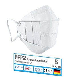 faciemF, FFP2 Respirator Mask for Mouth and Nose Protection Made in Germany