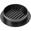4'' Inch / 100 mm Plastic Vent Cover Black -