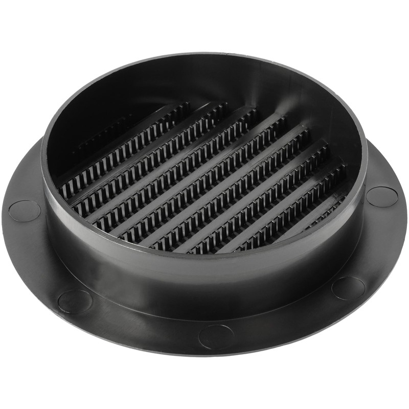 4'' Inch / 100 mm Plastic Vent Cover Black -