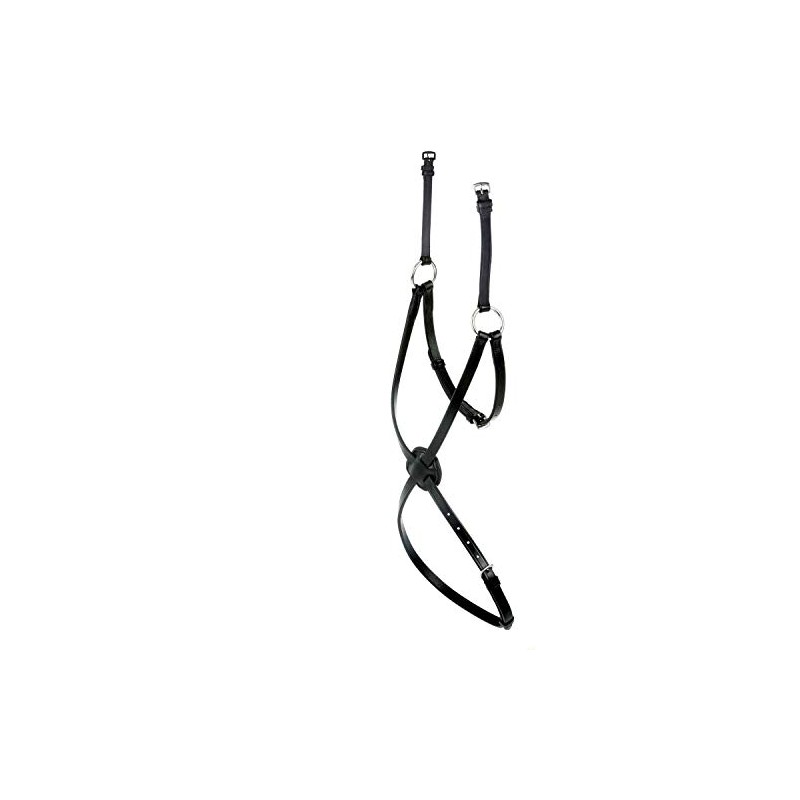 Collegiate Mono Crown Grackle Noseband, Black, Full