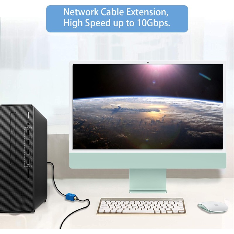 ZUZONG RJ45 Coupler Ethernet Extension Connector, Cat7 Cat6 Cat5e Ethernet
