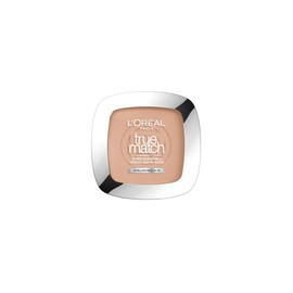 L'Oreal Paris, True Match Polvo Compacto, Cobertura Ligera Con Acabado Natural Radiante E Hidratante Con Ácido Hialurónico, Textura Sedosa Y Fácil De 
