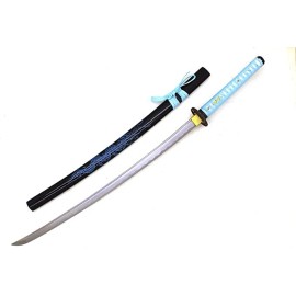 Snake Eye Tactical 41" Two Tone Blue Dragon Carved Handmade Ninja Katana Tactical Japanese Sword
