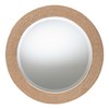 bali & pari Nieva Round Woven Rope Mirror – Coastal