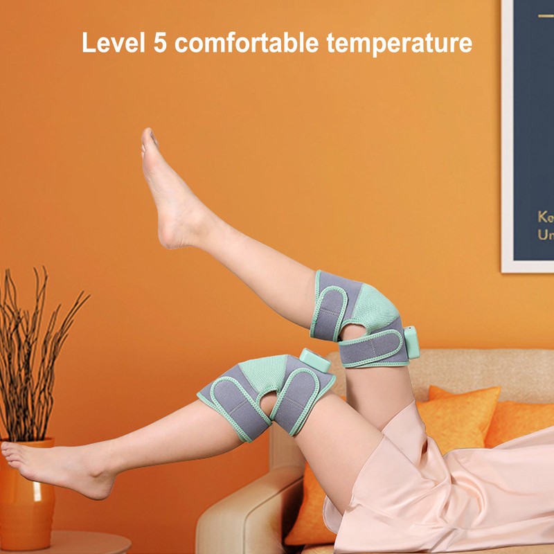 Knee Massager Heating Vibration Massager Knee Brace Heated Massaging Knee