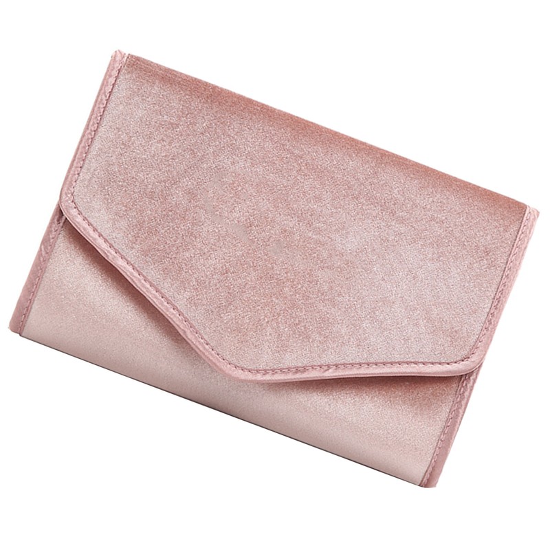 Travel Jewelry Case Foldable Portable Stain Proof Waterproof Gold Pattern