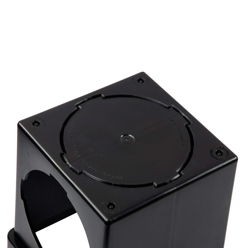 NDS 900BKITRTL1PK Square Catch Basin Drain Kit with 2-Opening Catch