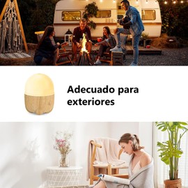 Tucorresi Difusor de Aceites Esenciales con 10 Aceites Esenciales: Difusor de Aromas con 7 Colores Luces LED Silencioso Humidificador Portátil para Aromaterapia para Casa y Oficina (Madera Amarilla)