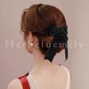 Herbeluemily Velour Ribbon Barrette, Velour Ribbon, Hair Accessories, Velvet, Hair