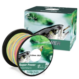 Croch Braided Fishing Line, 300 m / 500 m / 1000 m, strong PE Dynamix Line, Colourfast, 0.1-0.3 mm, 14-45 lb.