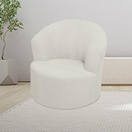 Jacquard Single Sofa Cover Swivel Barrel Chair Cover, Stretch Soft Round Club Armchair Slipcover Accent Chair Slipcover,Modern Barrel Chair Slipcover Furniture Protector (Color : #7)