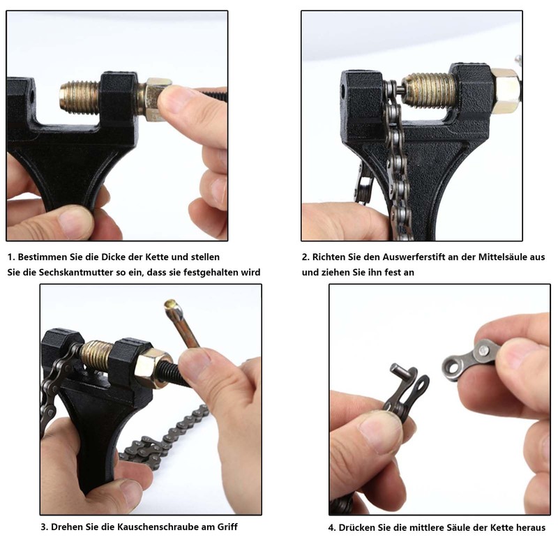 Chain Separator Rivet Tool Cutter Link Remover Chain Tool Heavy