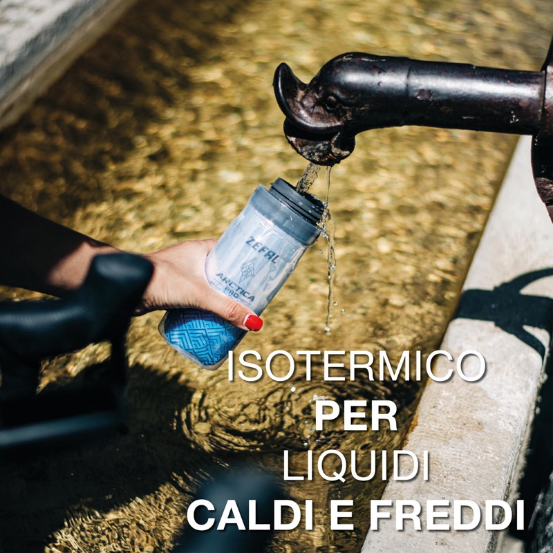 ZEFAL Arctica Pro - Borraccia Termica Bicicletta blu 750 ML