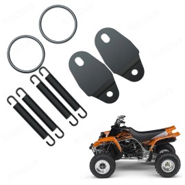 BSBSDJB For Banshee YFZ350 1987-2006 Exhaust Muffler Pipe Springs Stays Mounts Hangers