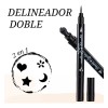 Universo en Linea Delineador De Ojos Negro Plumón Y Sello