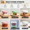 Delphinus 20 Pack Small Food Storage Containers With Twist Top