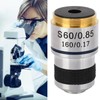 60X Biological Microscope Achromatic Objective Lens RMS Thread 185 Optical