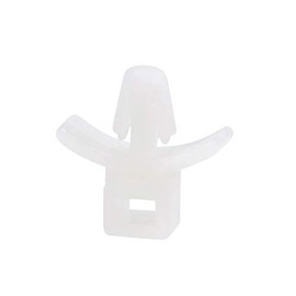 uxcell Cable Tie Base Saddle Type Mount Wire Holder Permanently Anchor To Wall Desk 15.5x15x6.5mm White 100pcs